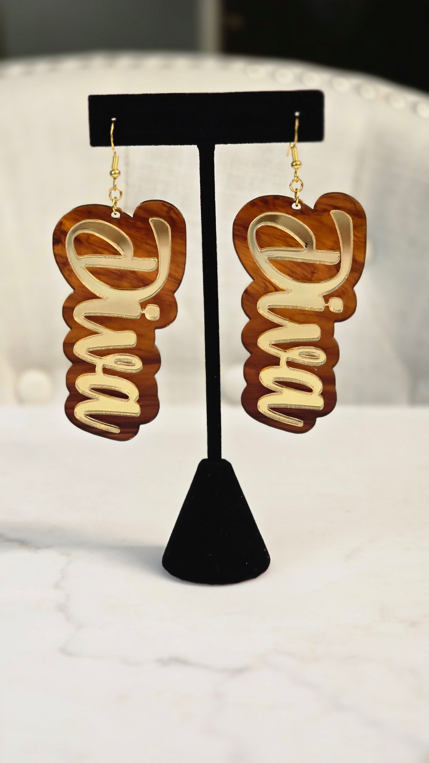 Bold "Diva" Statement Earrings – Perfect for the Fierce and Fabulous