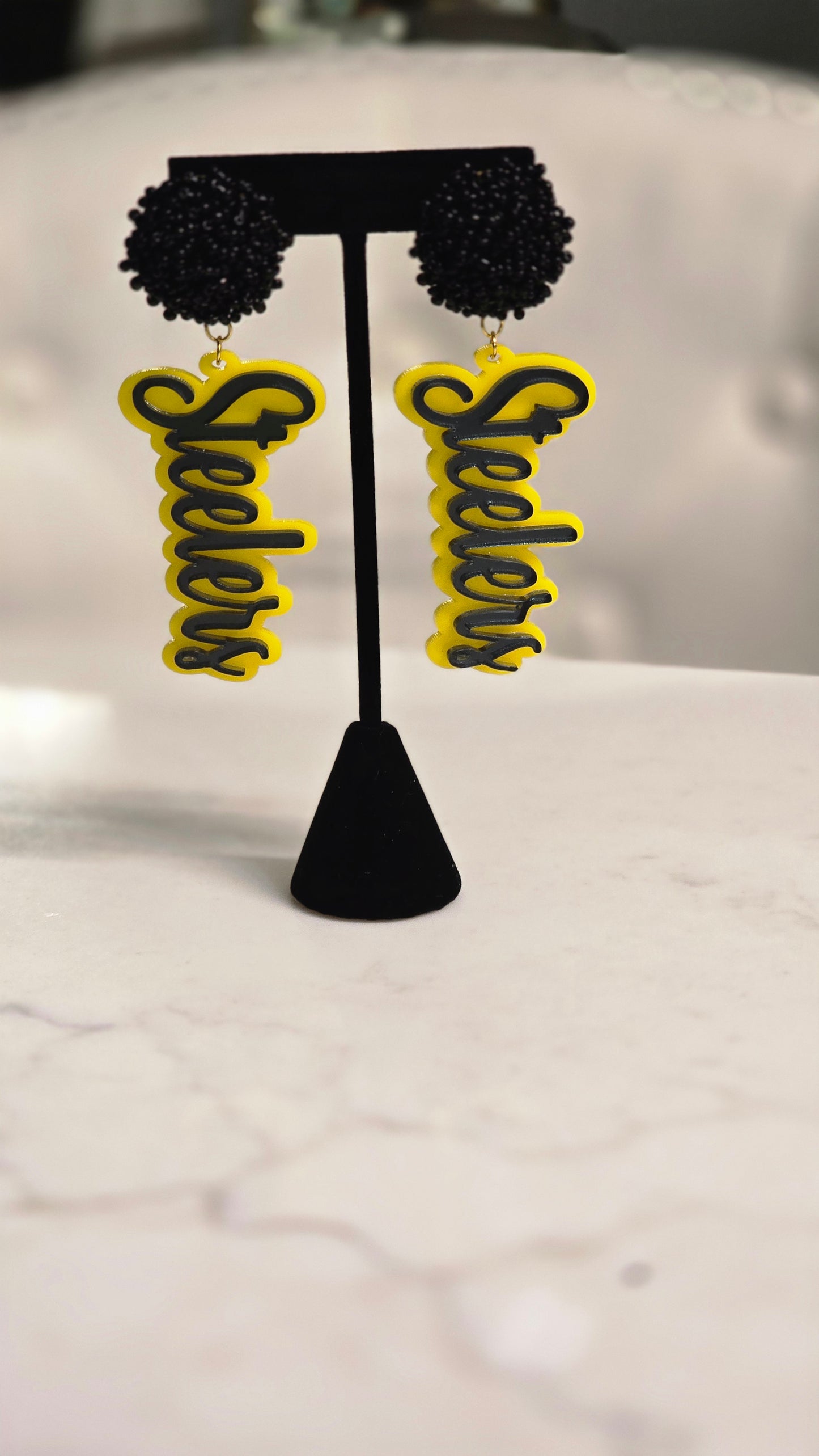 Sports Team Fan Earrings | Steelers | Game Day Jewelry