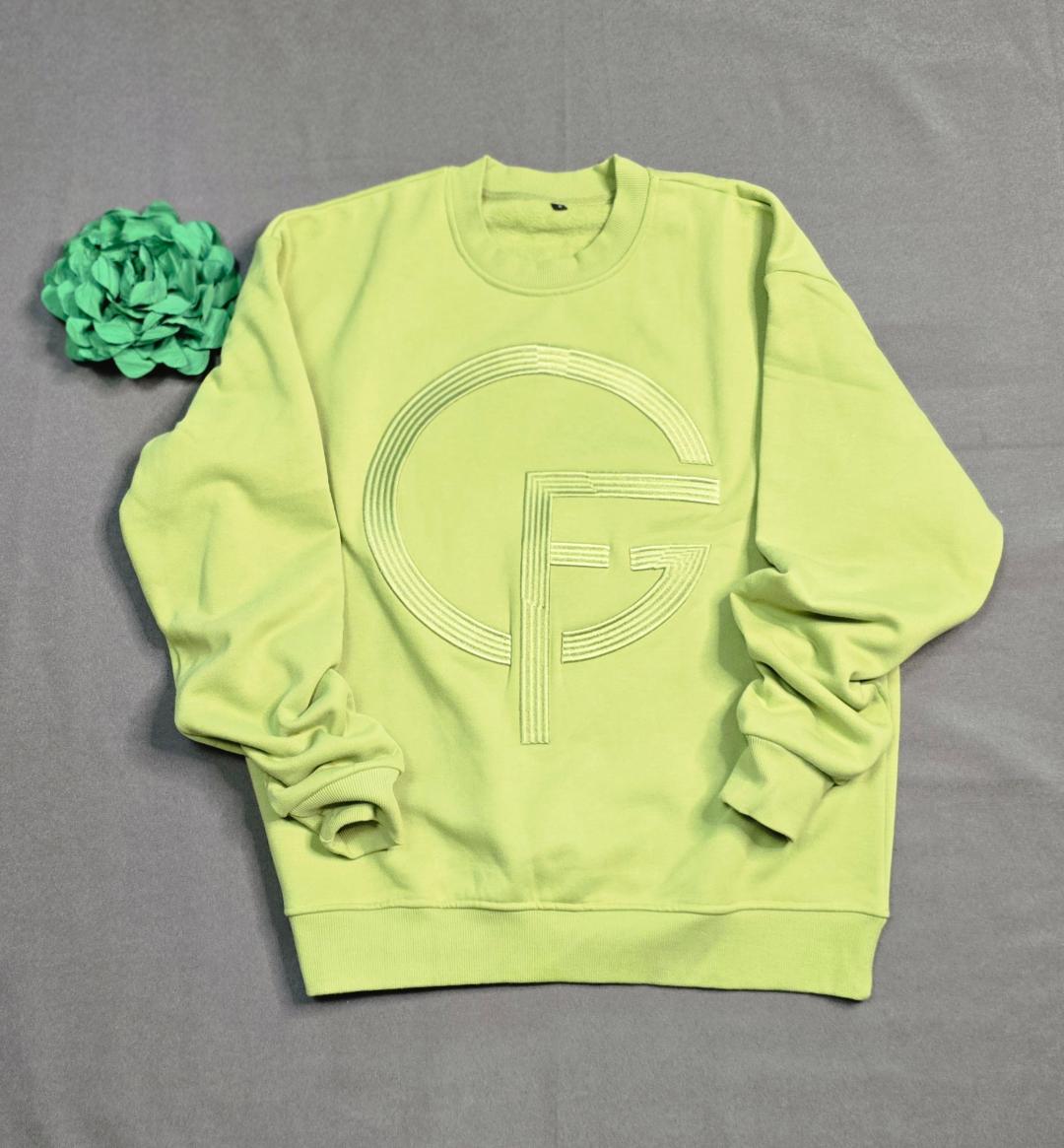 GF 3D Crewneck Embroidery Sweatshirt