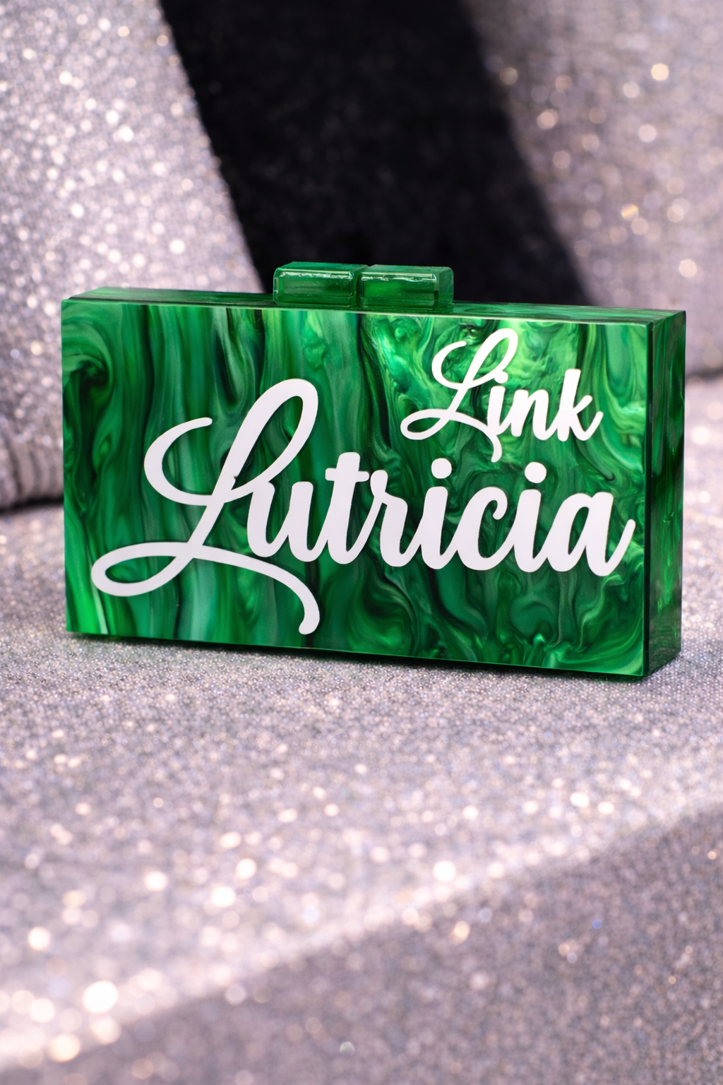 Short Personalized GF Clutch 7" x 4" *** Special Order ***