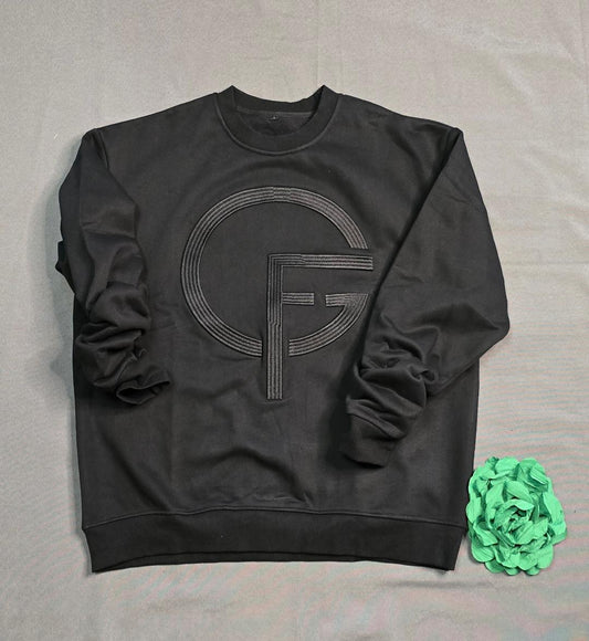 GF 3D Crewneck Embroidery  Sweatshirt